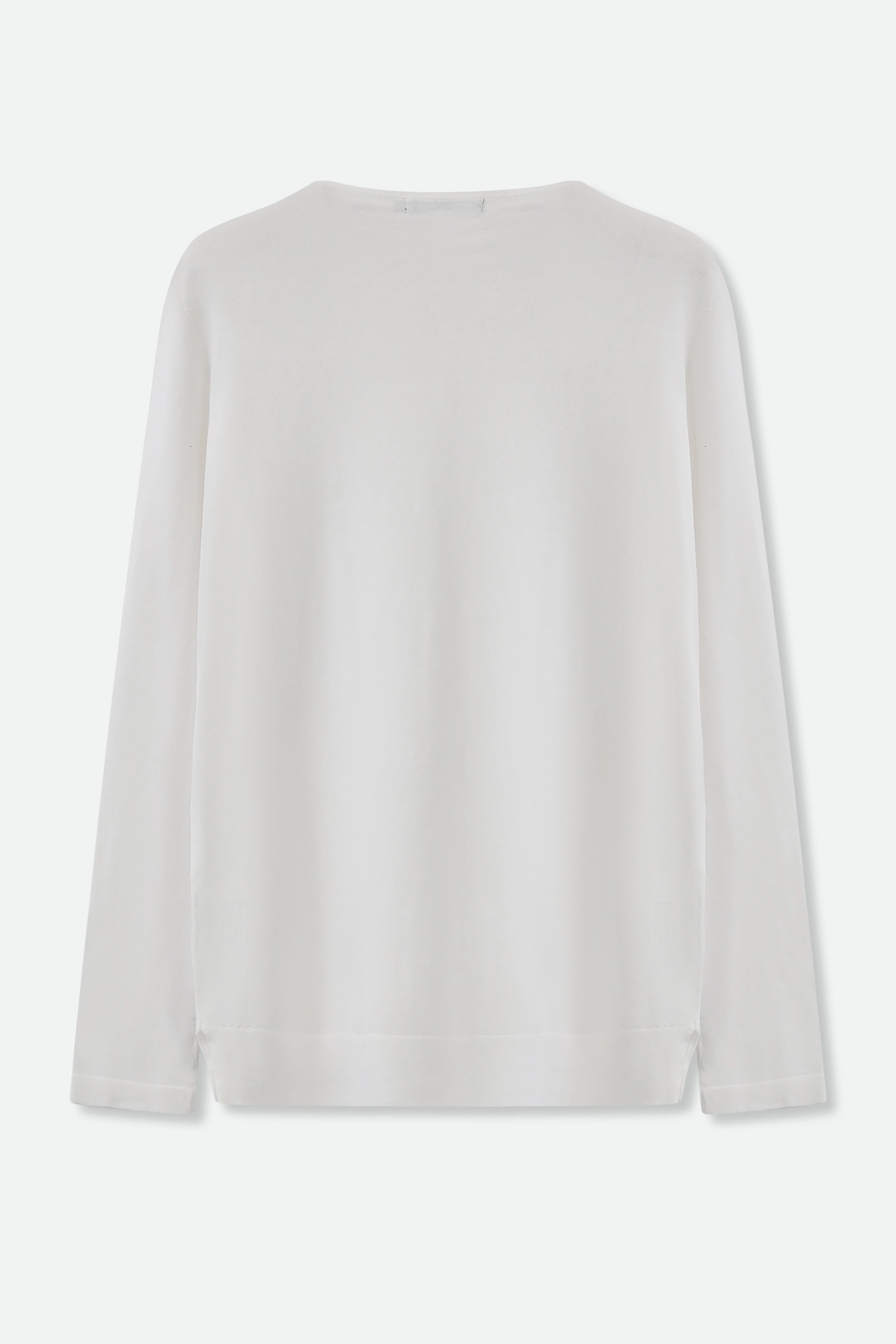 STEVIE LONG SLEEVE CREW IN KNIT PIMA COTTON - Image 3