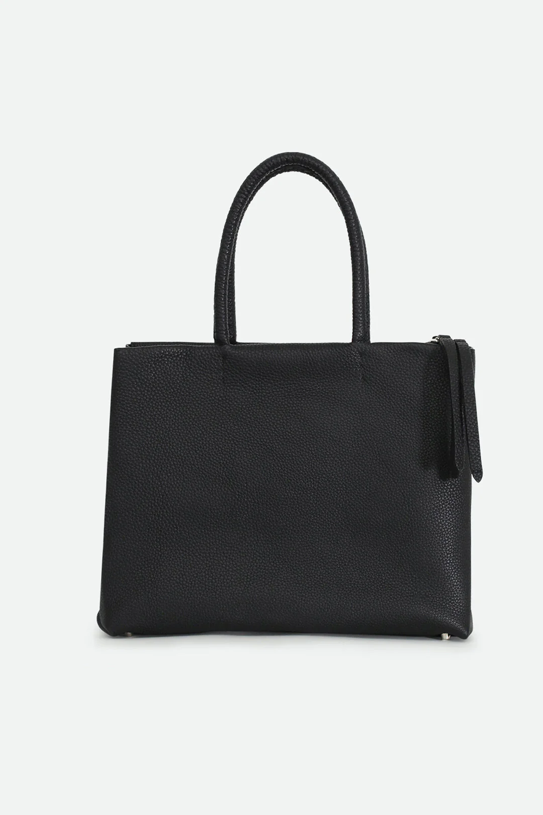 MARCEL HANDBAG IN ITALIAN LEATHER BLACK - Image 2