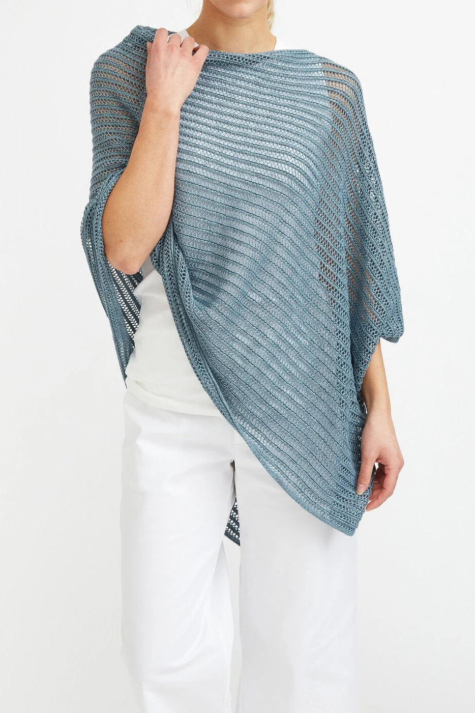 VARA WRAP IN LINEN KNIT - Image 2