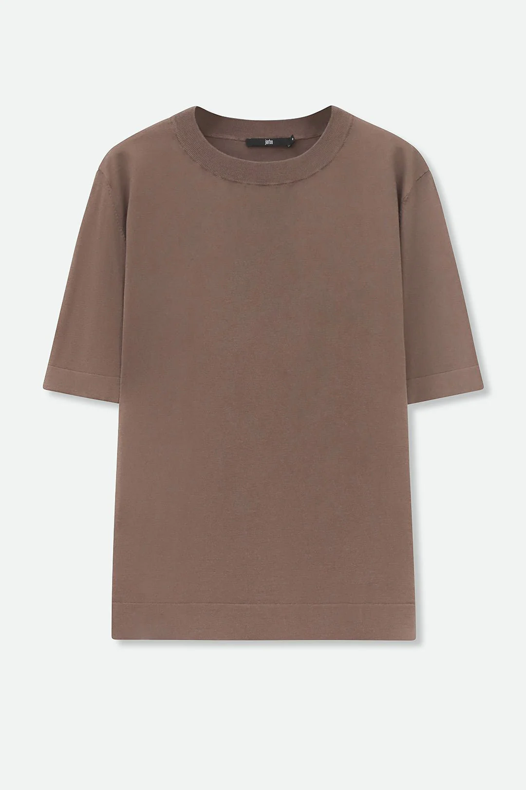 NICO TENNIS ELBOW SLEEVE CREW IN FINE GAUGE ITALIAN SILK COTTON - Image 18