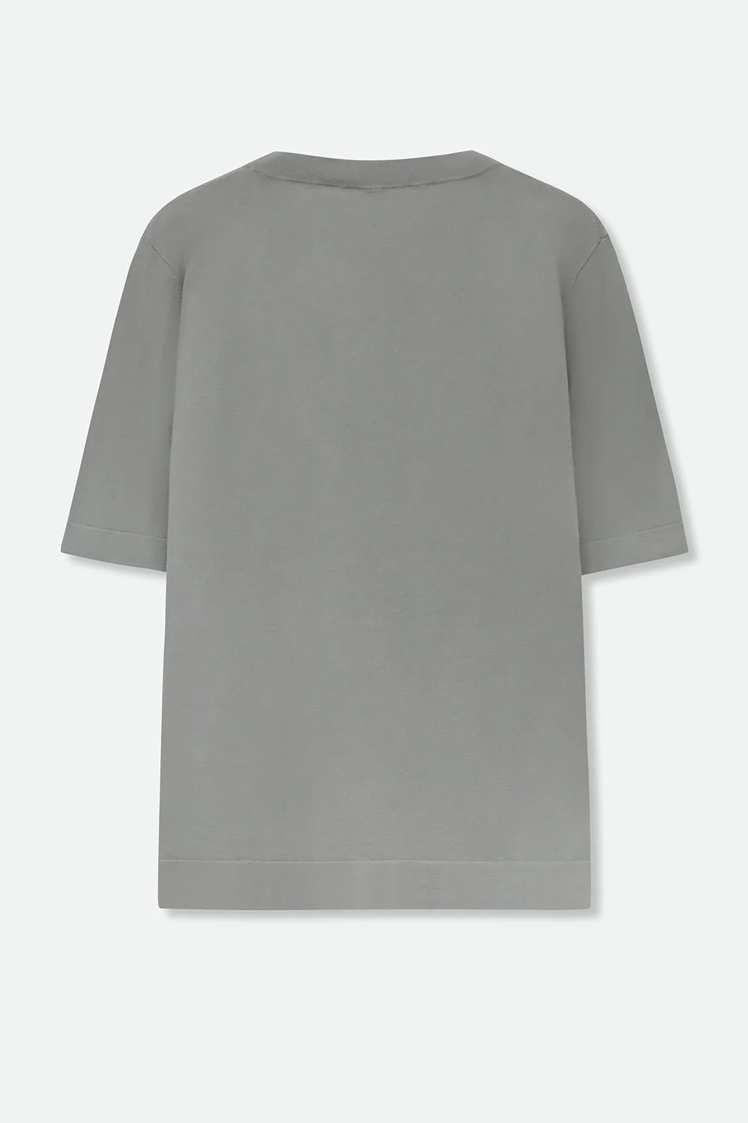 NICO TENNIS ELBOW SLEEVE CREW IN FINE GAUGE ITALIAN SILK COTTON - Image 26