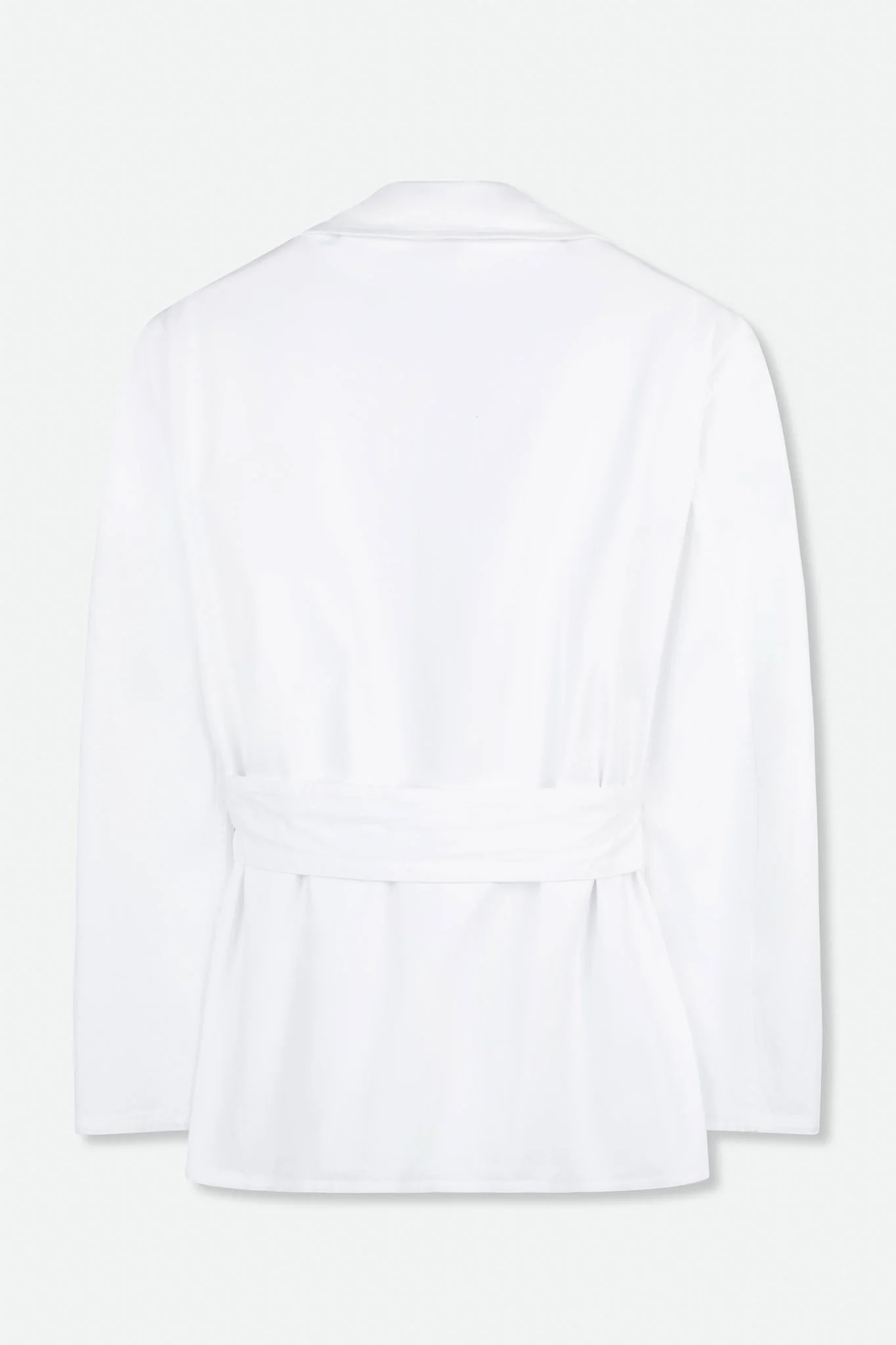 CARA PATCH POCKET JACKET IN ITALIAN BRUSHED COTTON SATEEN - Image 3