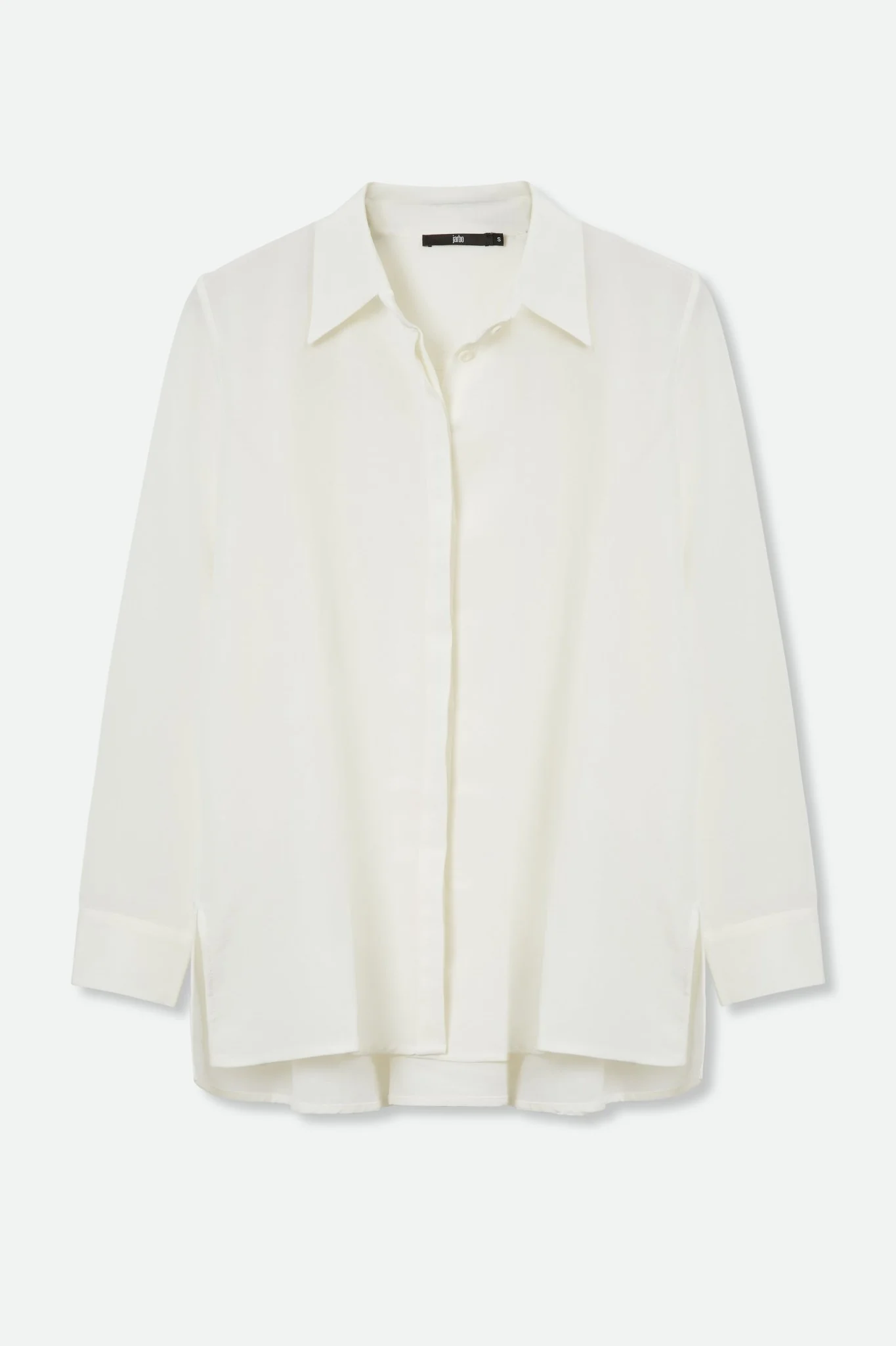 SCOUT PLEAT BACK SHIRT IN COTTON IVORY - Image 2