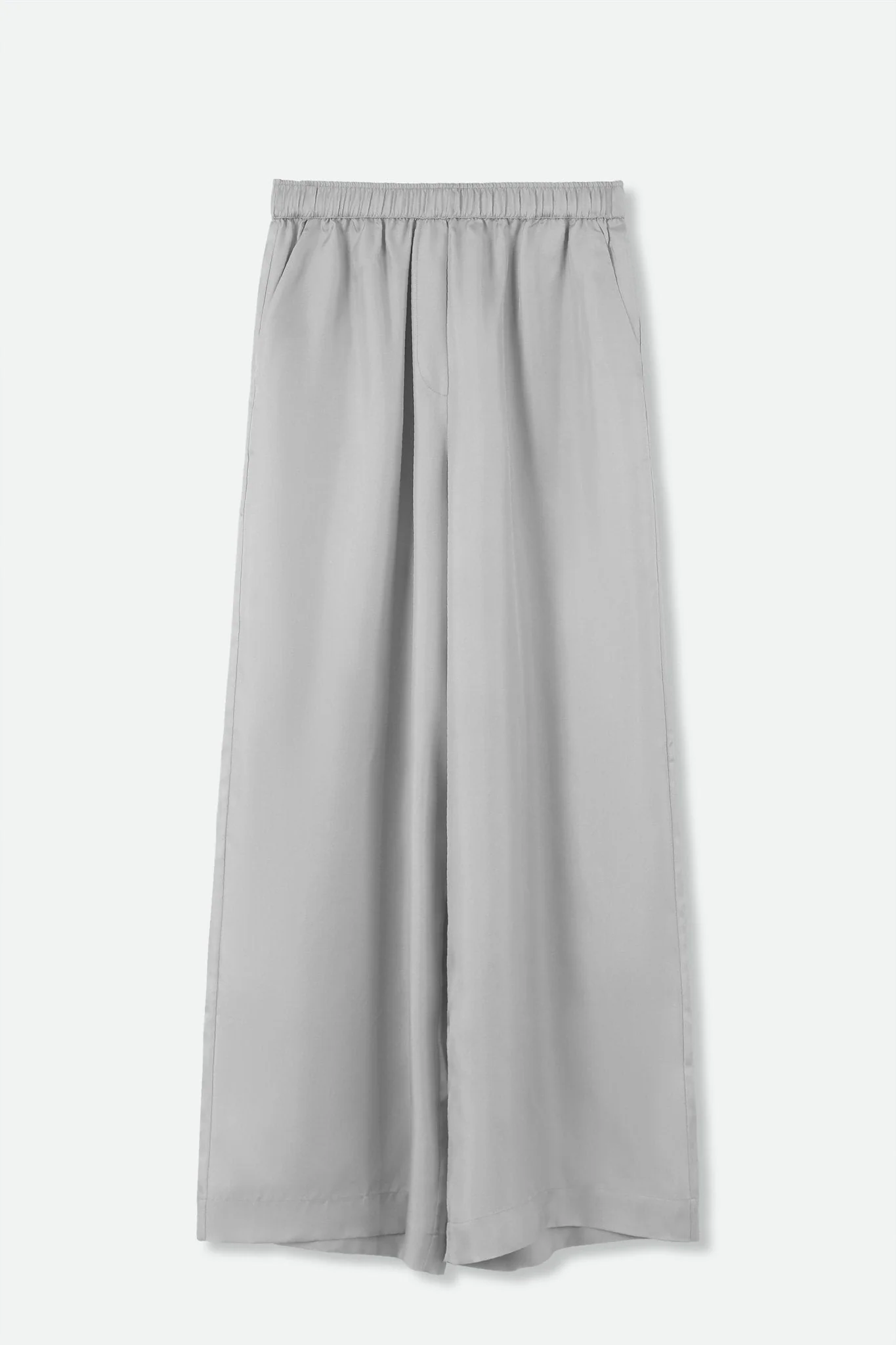PRIYA SILK TWILL WIDE LEG PANT - Image 7
