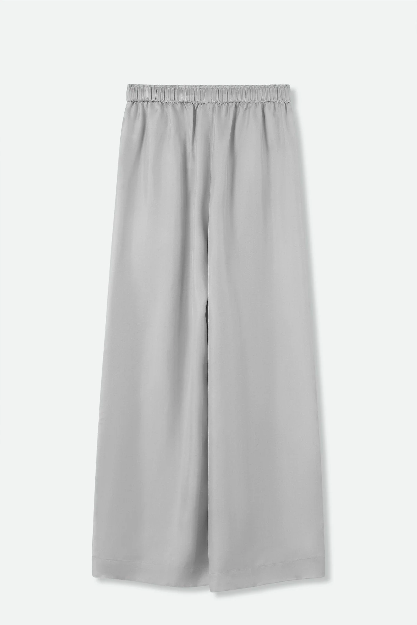 PRIYA SILK TWILL WIDE LEG PANT - Image 9