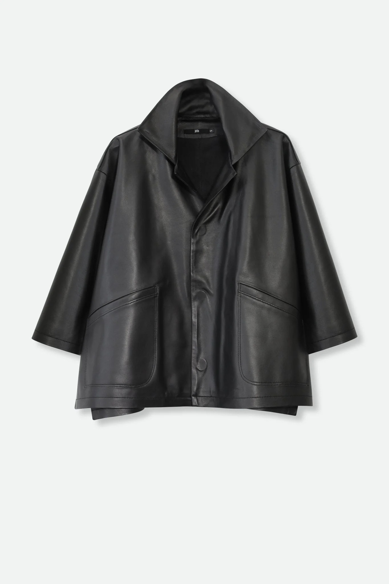 RIMINI LEATHER JACKET IN BLACK - Image 2