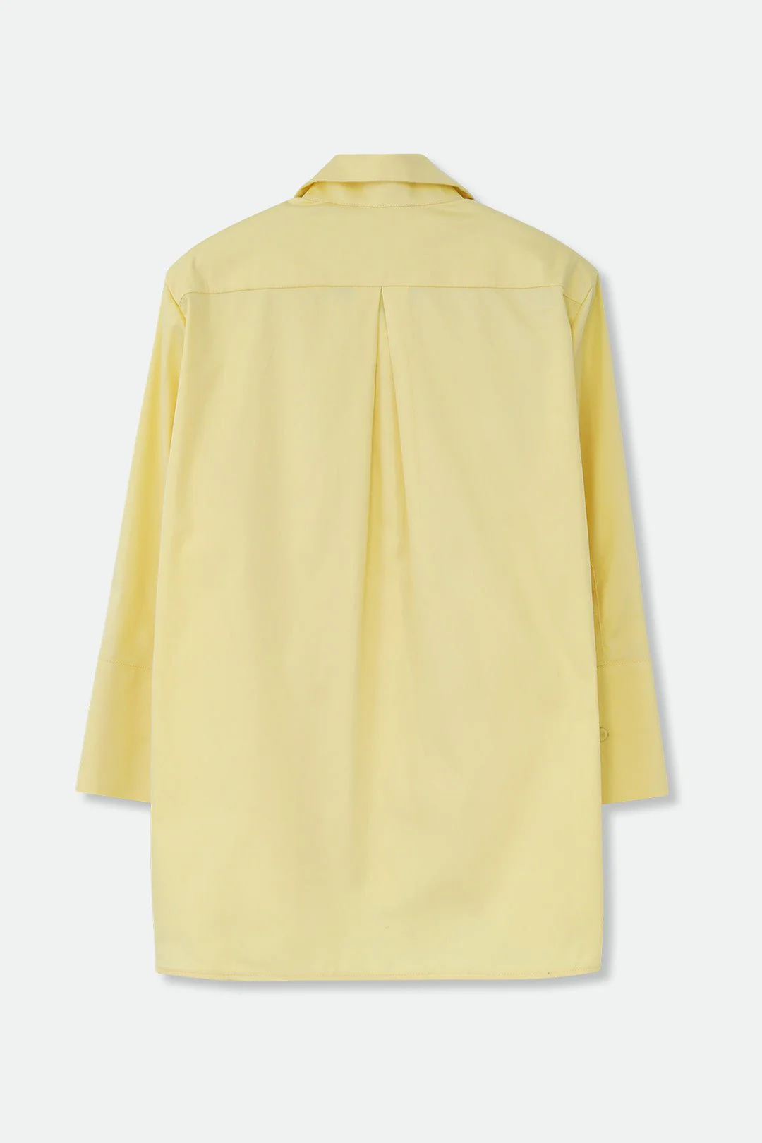 SEVILLA SHIRT IN ITALIAN COTTON POPLIN STRETCH IN YELLOW - Image 3