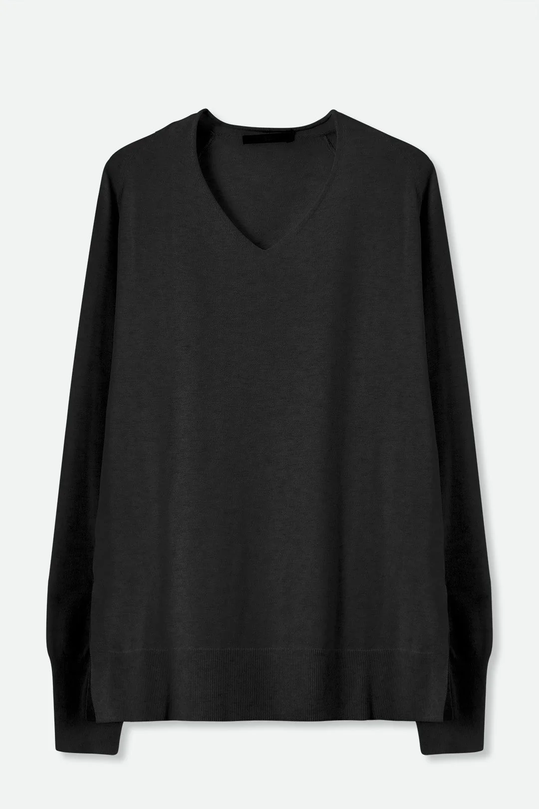 AVERY V NECK TUNIC IN DOUBLE KNIT PIMA COTTON - Image 6
